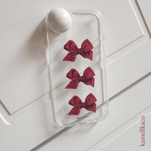 [젤하드/젤리] red ribbon case