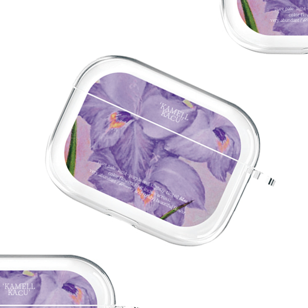 [투명하드]lilac color airpod case